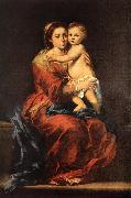 MURILLO, Bartolome Esteban Virgin and Child with a Rosary sg Sweden oil painting reproduction